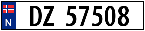 Truck License Plate
